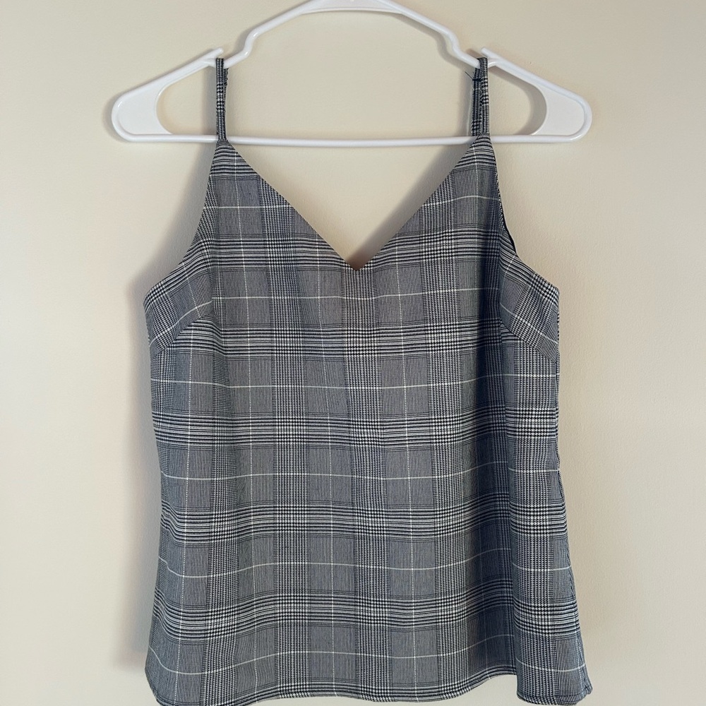 Banana republic plaid workwear top